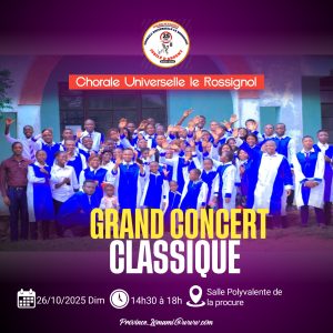 Inédit : Méga Concert incontournable au Diocèse de Kabinda ce Dimanche, invitation cordiale !