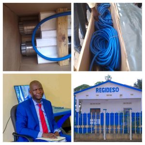 Kabinda : La REGIDESO dotée de deux groupes électropompes, Habacuc KIABU remercie le DG et appelle les abonnés à lui témoigner leur gratitude en payant les factures