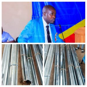 Lomami : Le Député Provincial Sébastien KASHIMPO  dote la population de Lumba lua Buembe de plusieurs tôles au Territoire de Lubao