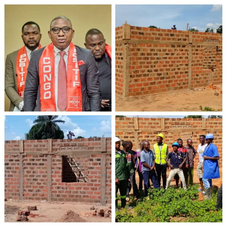 ‎Lomami : Encore en chantier, les travaux de maçonnerie de la RTNC bouclés grâce à l’appui de la Fondation Dieudonné Nkishi Kazadi